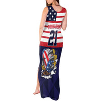 United States Football Custom Tank Maxi Dress Team USA One For All