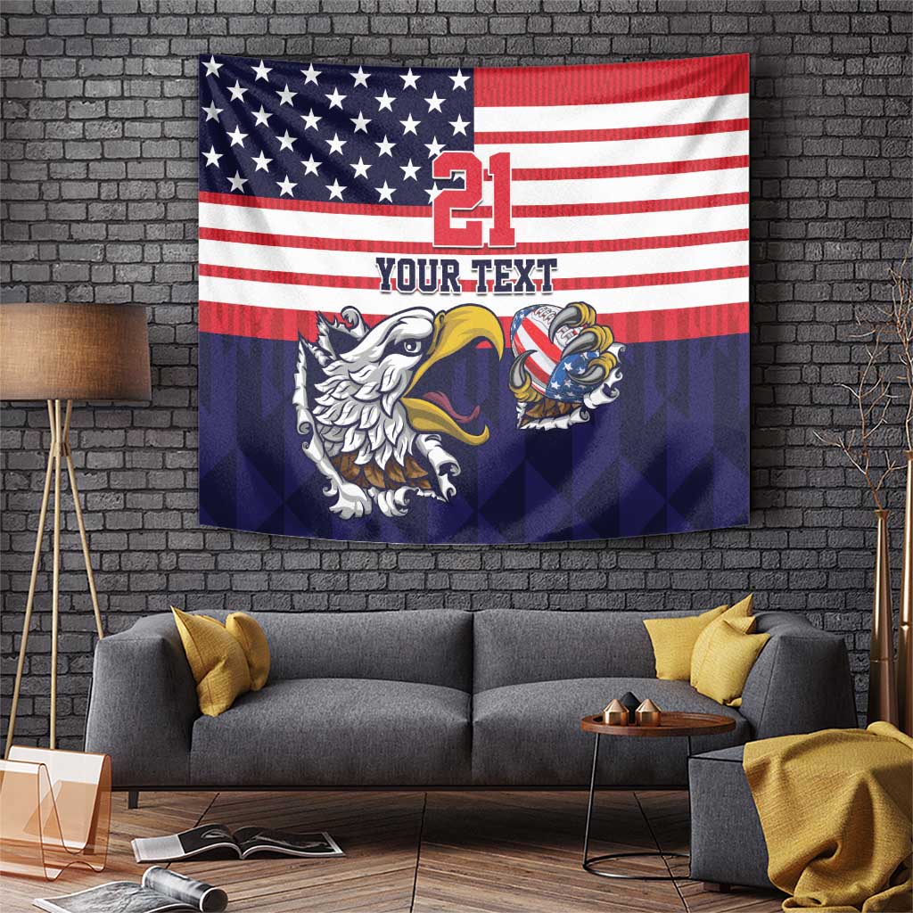 United States Football Custom Tapestry Team USA One For All