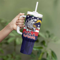 United States Football Custom Tumbler With Handle Team USA One For All