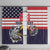 United States Football Custom Window Curtain Team USA One For All