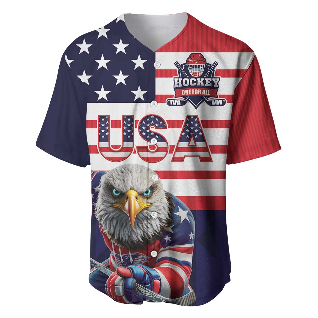 United States Ice Hockey Custom Baseball Jersey Team USA One For All