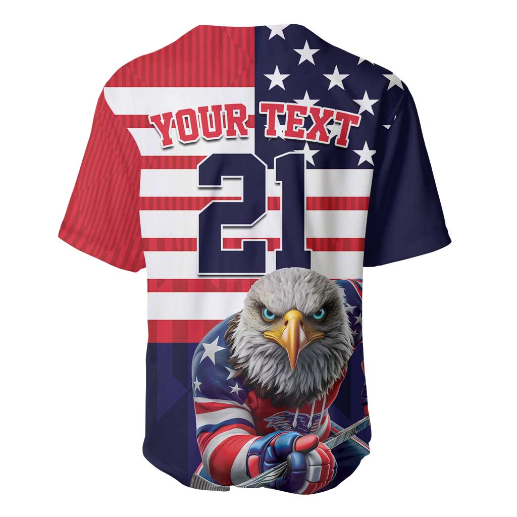 United States Ice Hockey Custom Baseball Jersey Team USA One For All