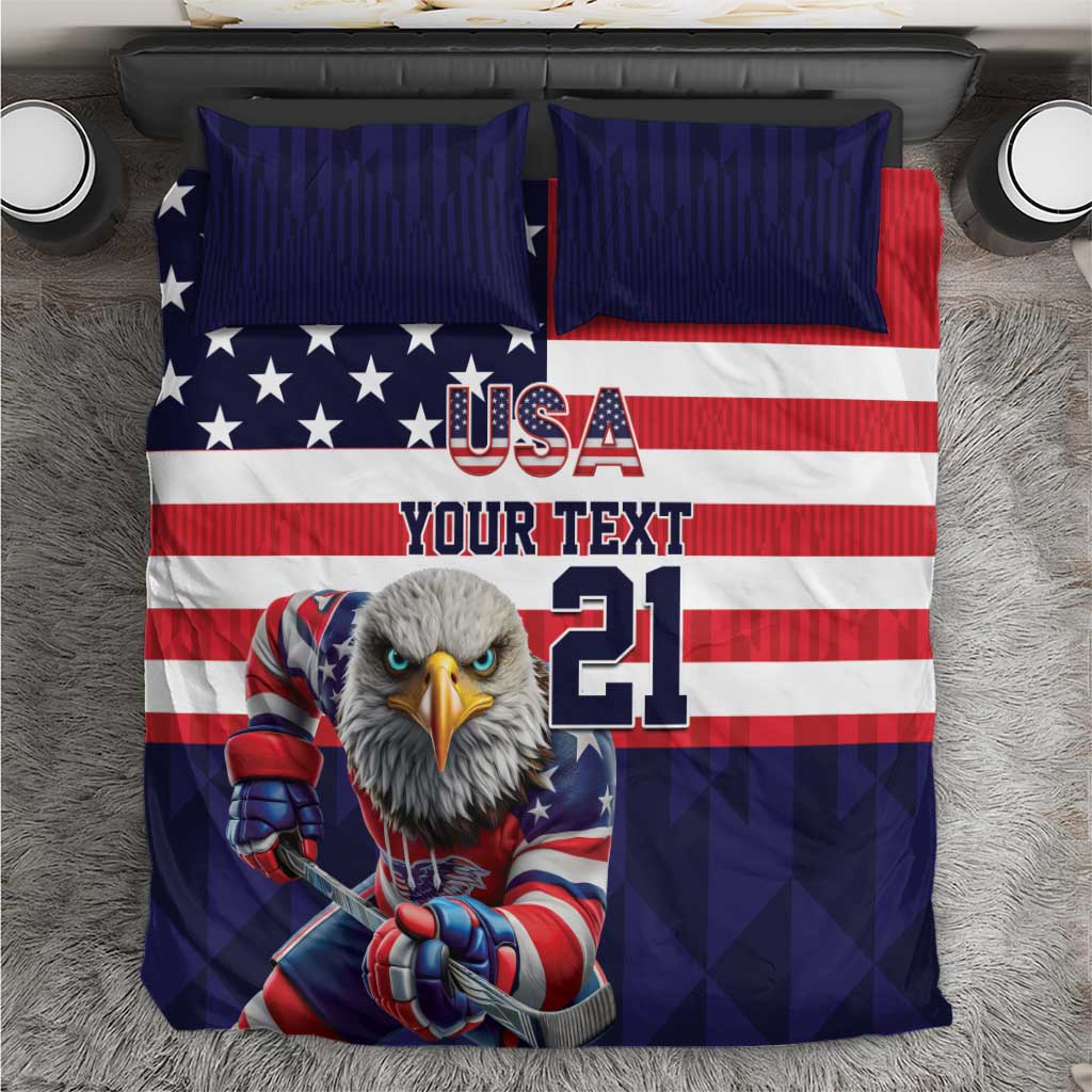 United States Ice Hockey Custom Bedding Set Team USA One For All