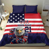 United States Ice Hockey Custom Bedding Set Team USA One For All