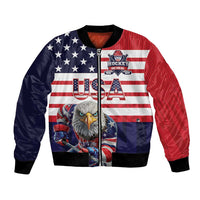 United States Ice Hockey Custom Bomber Jacket Team USA One For All