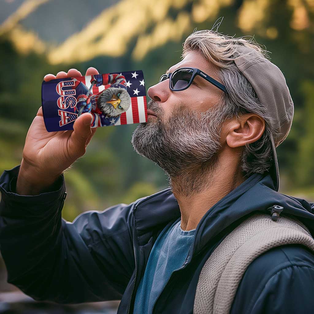 United States Ice Hockey Custom 4 in 1 Can Cooler Tumbler Team USA One For All