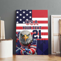 United States Ice Hockey Custom Canvas Wall Art Team USA One For All