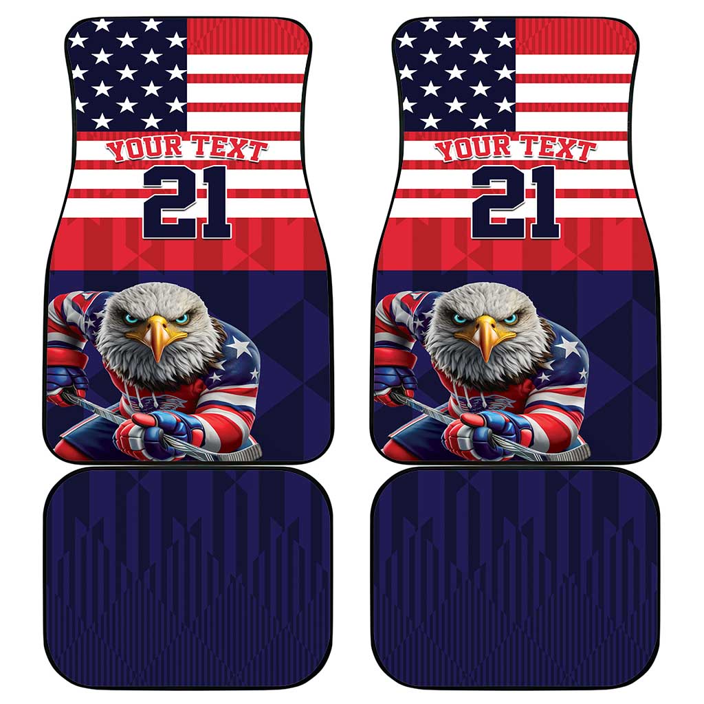 United States Ice Hockey Custom Car Mats Team USA One For All