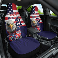 United States Ice Hockey Custom Car Seat Cover Team USA One For All