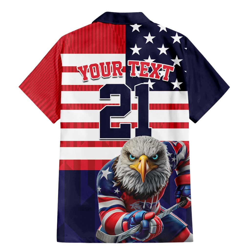 United States Ice Hockey Custom Family Matching Mermaid Dress and Hawaiian Shirt Team USA One For All