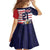 United States Ice Hockey Custom Family Matching Summer Maxi Dress and Hawaiian Shirt Team USA One For All