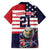 United States Ice Hockey Custom Family Matching Summer Maxi Dress and Hawaiian Shirt Team USA One For All