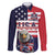 United States Ice Hockey Custom Family Matching Summer Maxi Dress and Hawaiian Shirt Team USA One For All