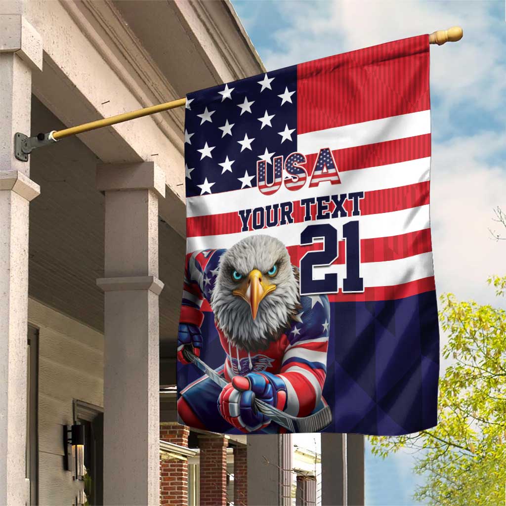 United States Ice Hockey Custom Garden Flag Team USA One For All