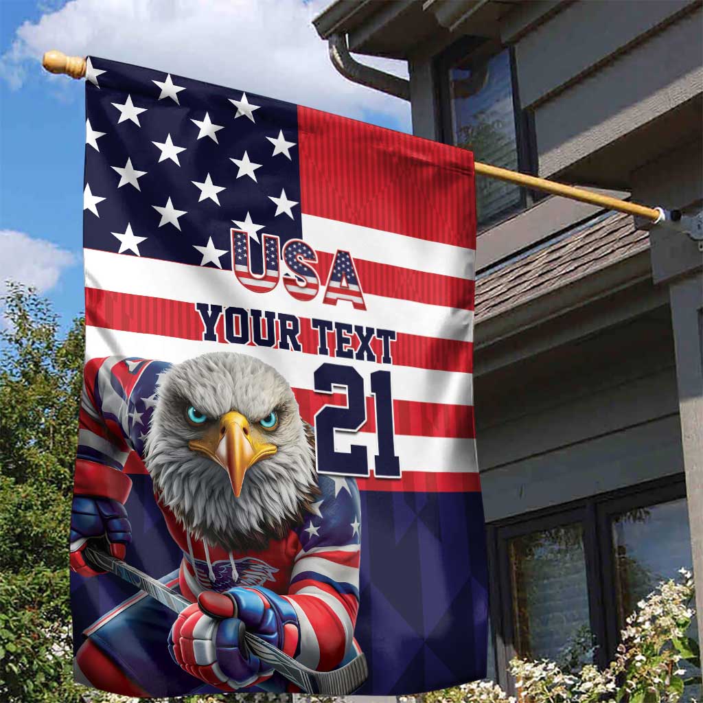 United States Ice Hockey Custom Garden Flag Team USA One For All