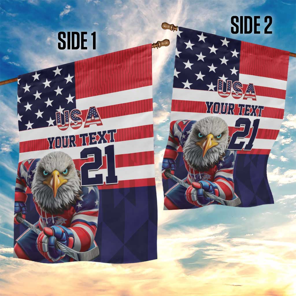 United States Ice Hockey Custom Garden Flag Team USA One For All