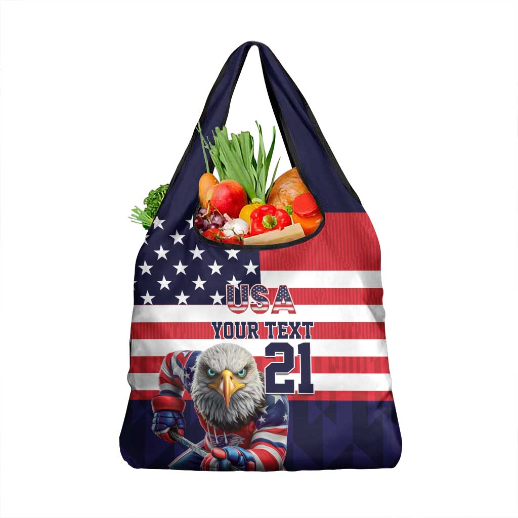 United States Ice Hockey Custom Grocery Bag Team USA One For All