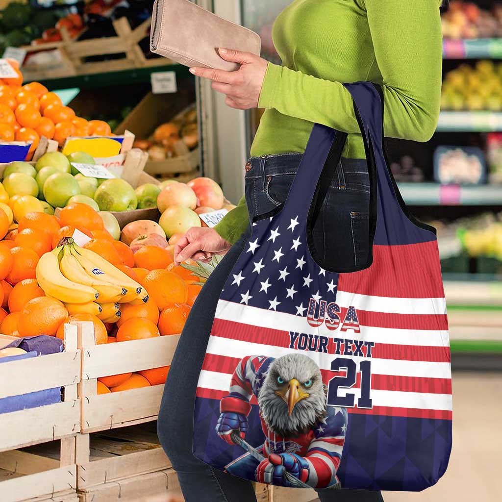 United States Ice Hockey Custom Grocery Bag Team USA One For All