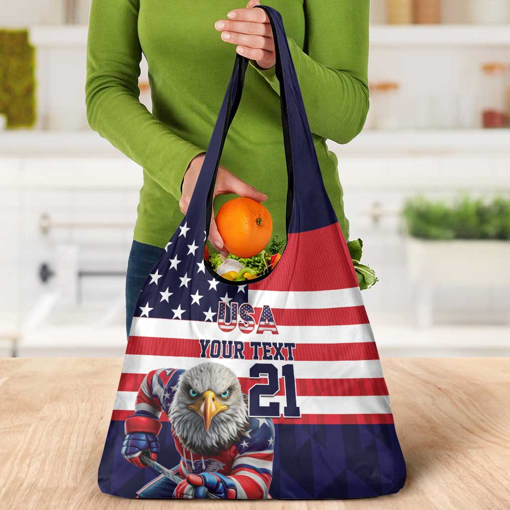United States Ice Hockey Custom Grocery Bag Team USA One For All
