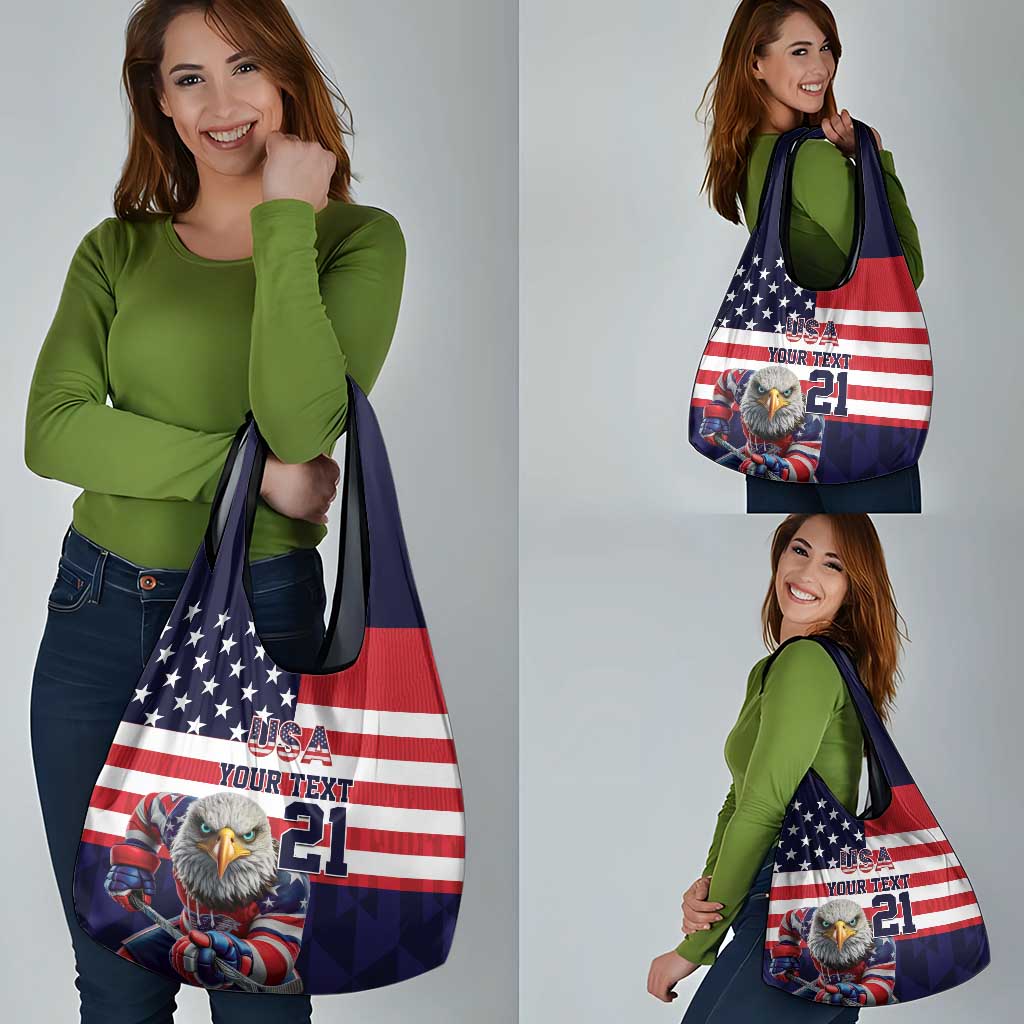 United States Ice Hockey Custom Grocery Bag Team USA One For All