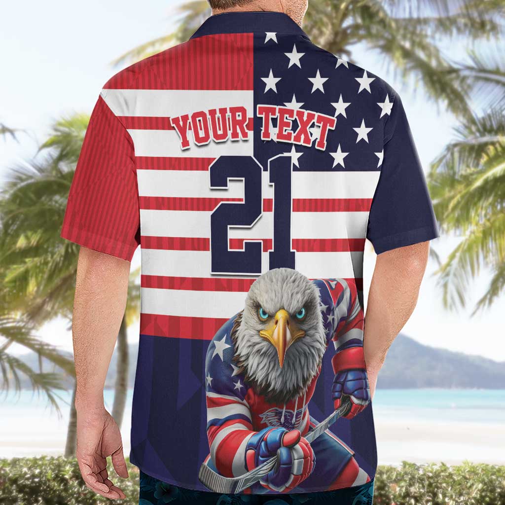 United States Ice Hockey Custom Hawaiian Shirt Team USA One For All