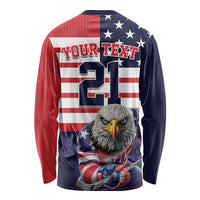 United States Ice Hockey Custom Long Sleeve Shirt Team USA One For All