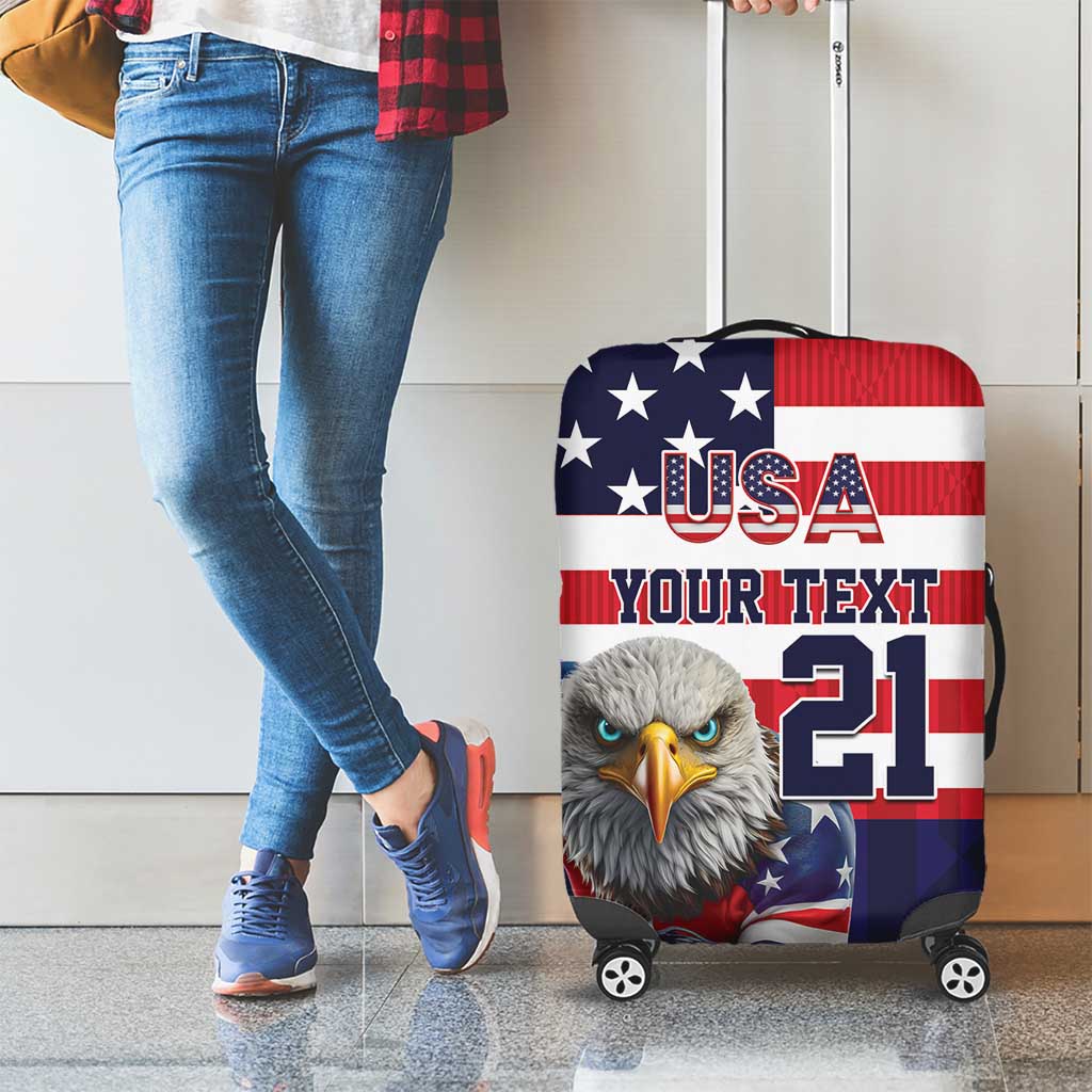 United States Ice Hockey Custom Luggage Cover Team USA One For All