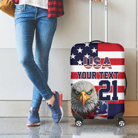 United States Ice Hockey Custom Luggage Cover Team USA One For All