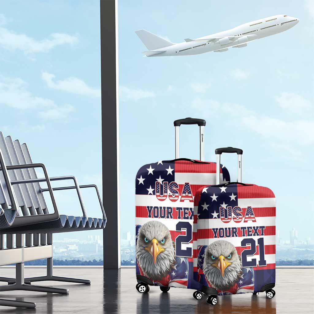 United States Ice Hockey Custom Luggage Cover Team USA One For All