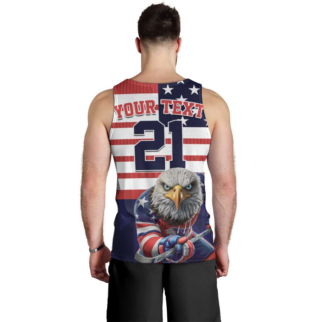 United States Ice Hockey Custom Men Tank Top Team USA One For All