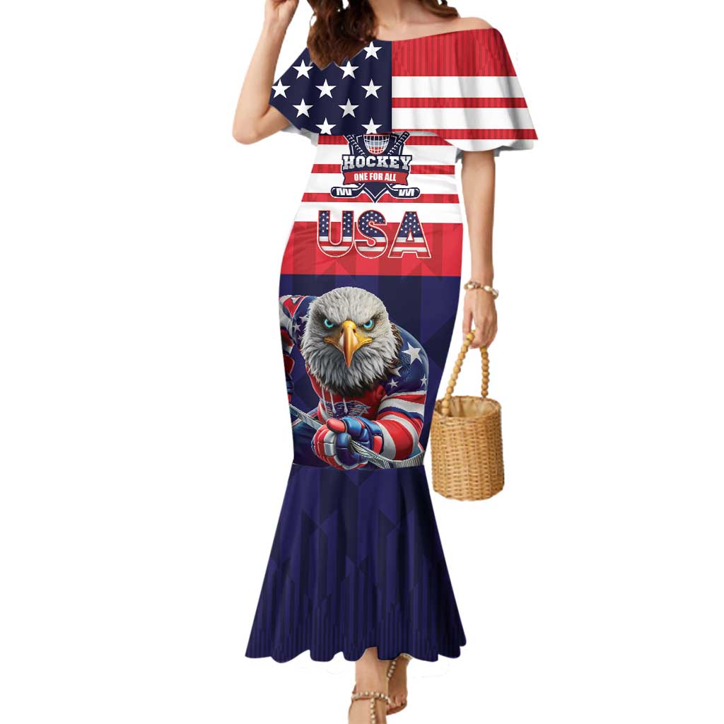 United States Ice Hockey Custom Mermaid Dress Team USA One For All