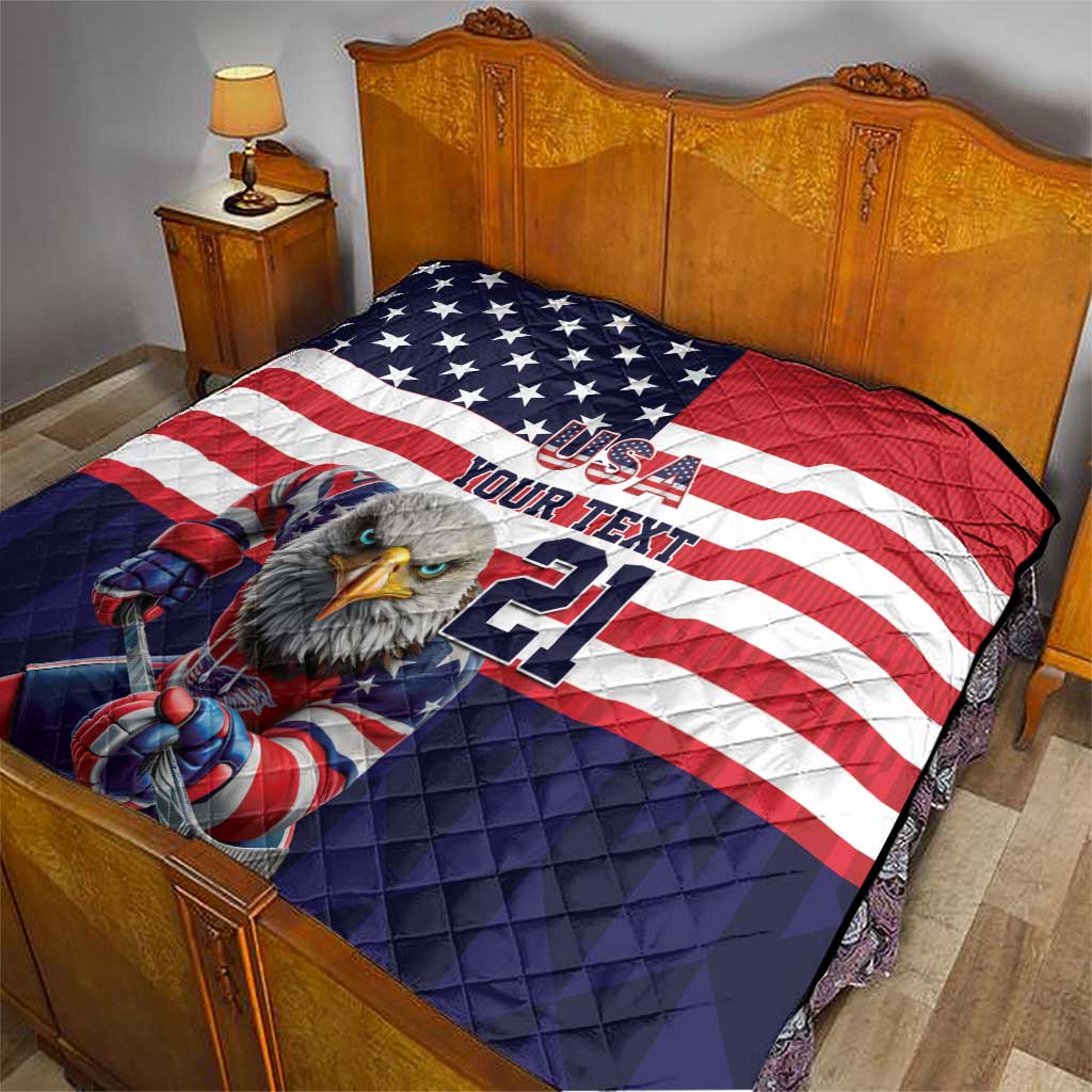 United States Ice Hockey Custom Quilt Team USA One For All