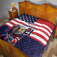 United States Ice Hockey Custom Quilt Team USA One For All