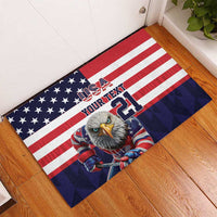 United States Ice Hockey Custom Rubber Doormat Team USA One For All