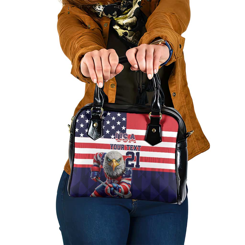 United States Ice Hockey Custom Shoulder Handbag Team USA One For All