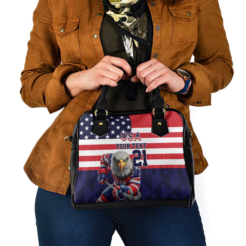 United States Ice Hockey Custom Shoulder Handbag Team USA One For All
