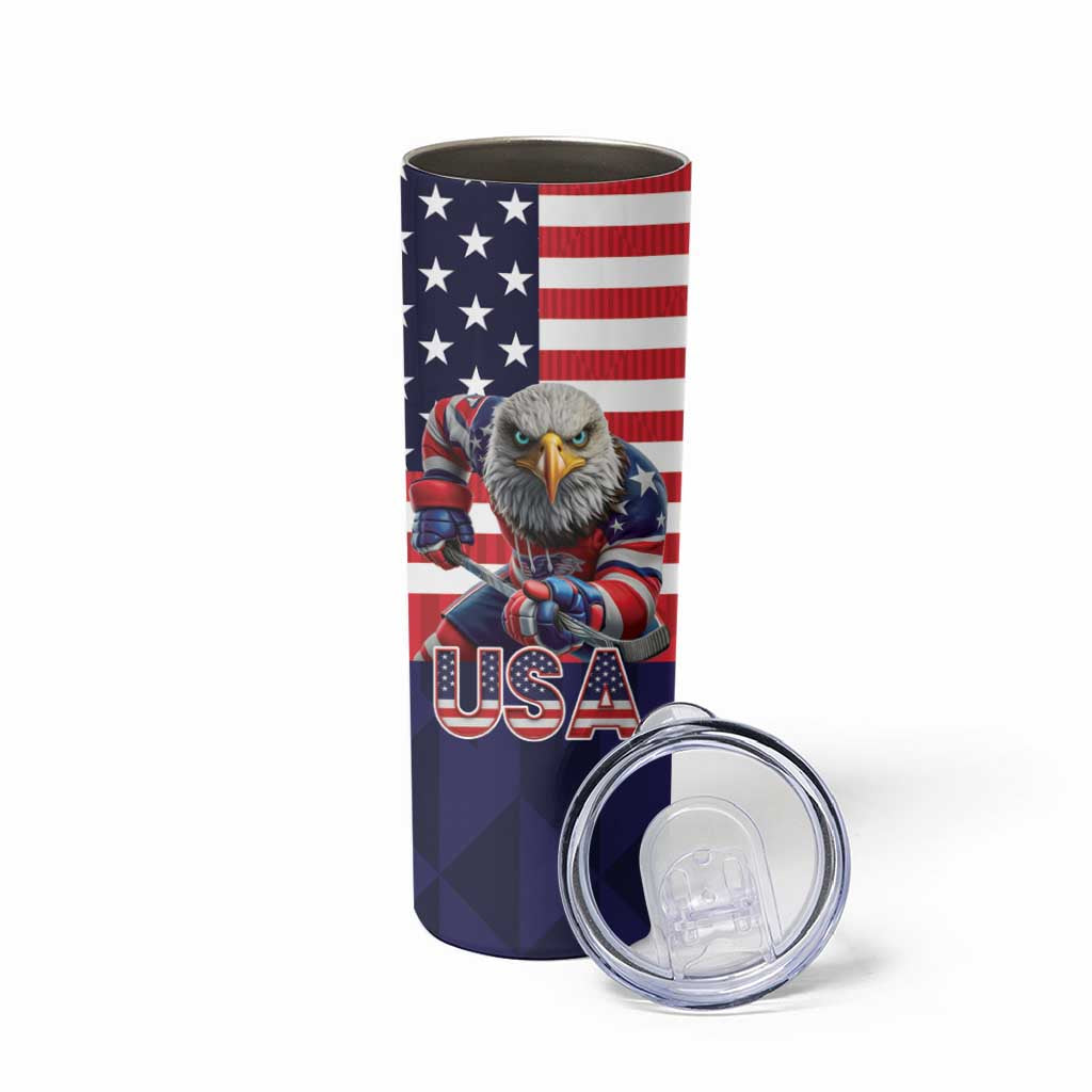 United States Ice Hockey Custom Skinny Tumbler Team USA One For All