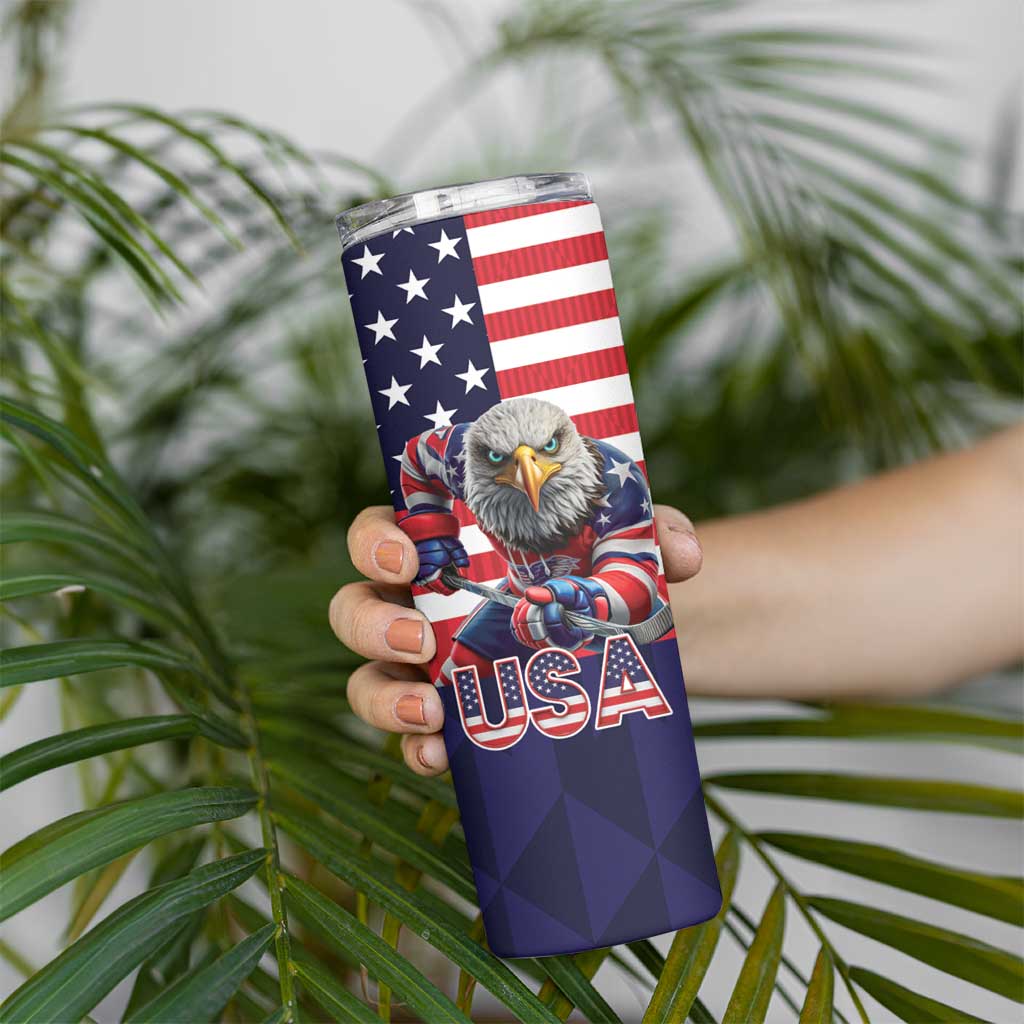 United States Ice Hockey Custom Skinny Tumbler Team USA One For All
