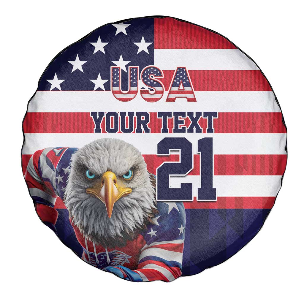 United States Ice Hockey Custom Spare Tire Cover Team USA One For All