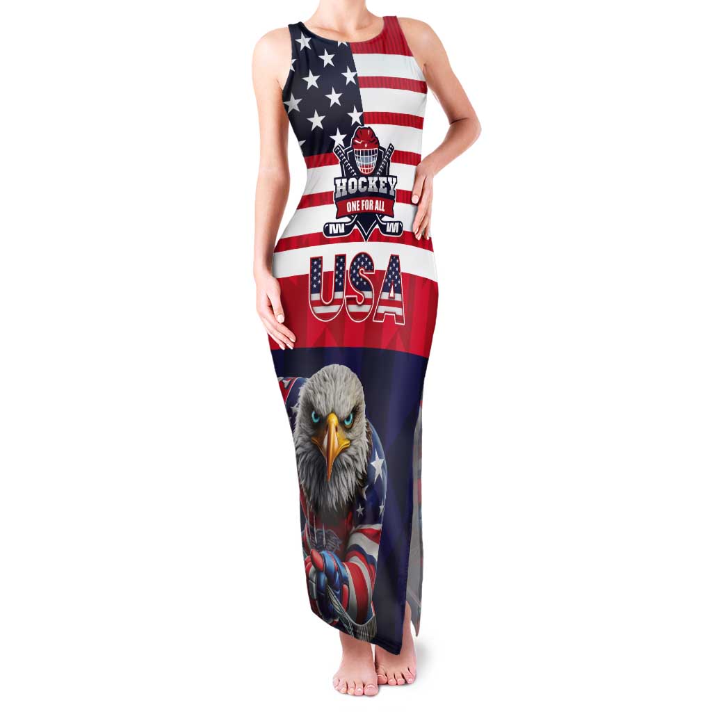 United States Ice Hockey Custom Tank Maxi Dress Team USA One For All