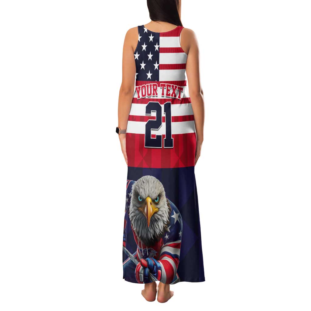 United States Ice Hockey Custom Tank Maxi Dress Team USA One For All