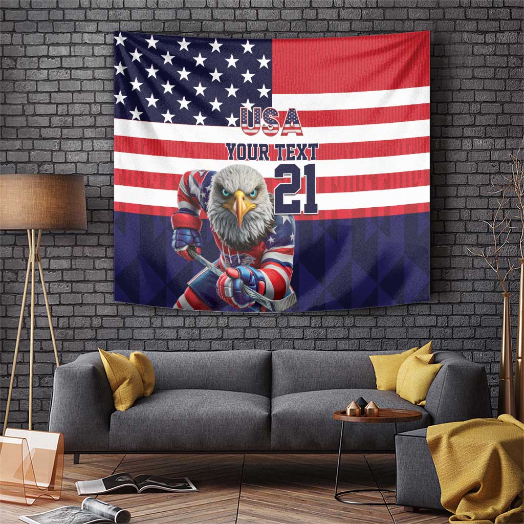 United States Ice Hockey Custom Tapestry Team USA One For All