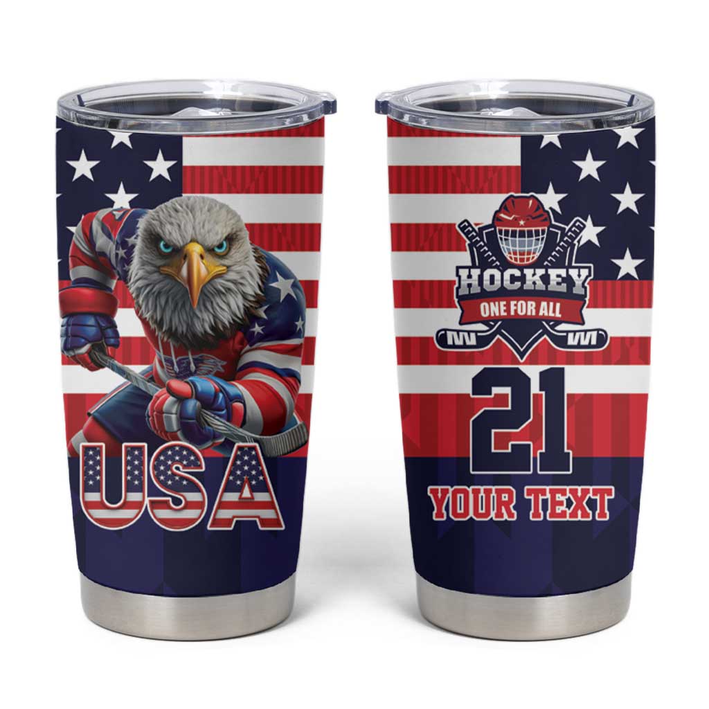 United States Ice Hockey Custom Tumbler Cup Team USA One For All