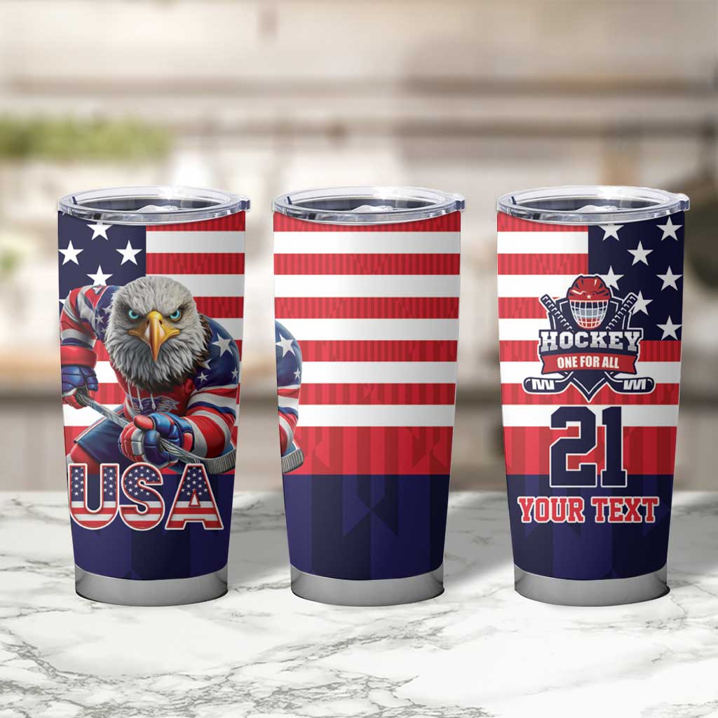 United States Ice Hockey Custom Tumbler Cup Team USA One For All