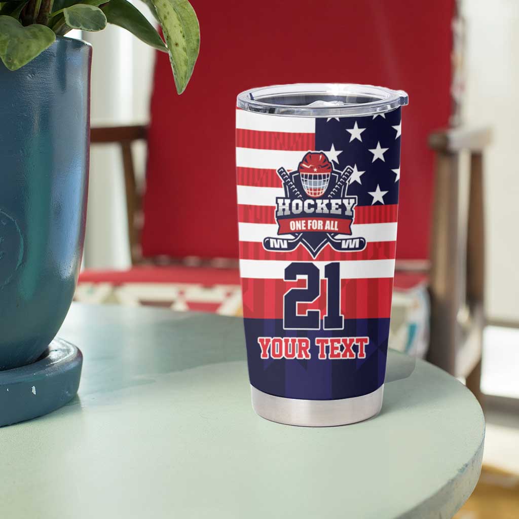 United States Ice Hockey Custom Tumbler Cup Team USA One For All