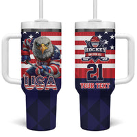 United States Ice Hockey Custom Tumbler With Handle Team USA One For All