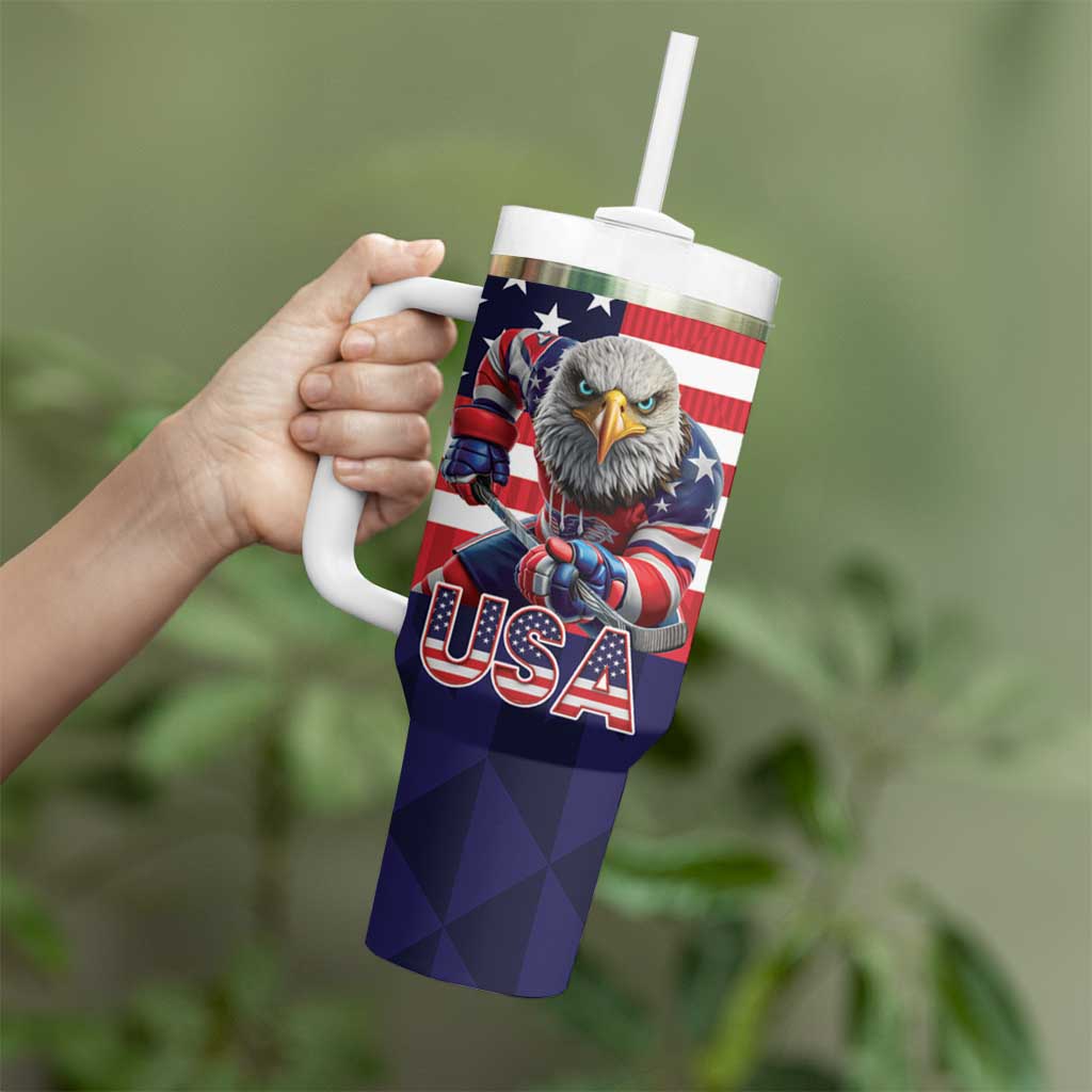 United States Ice Hockey Custom Tumbler With Handle Team USA One For All