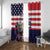 United States Ice Hockey Custom Window Curtain Team USA One For All