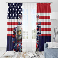 United States Ice Hockey Custom Window Curtain Team USA One For All