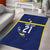 Personalized Curacao Sailboat Area Rug Tropical Beach Sunset